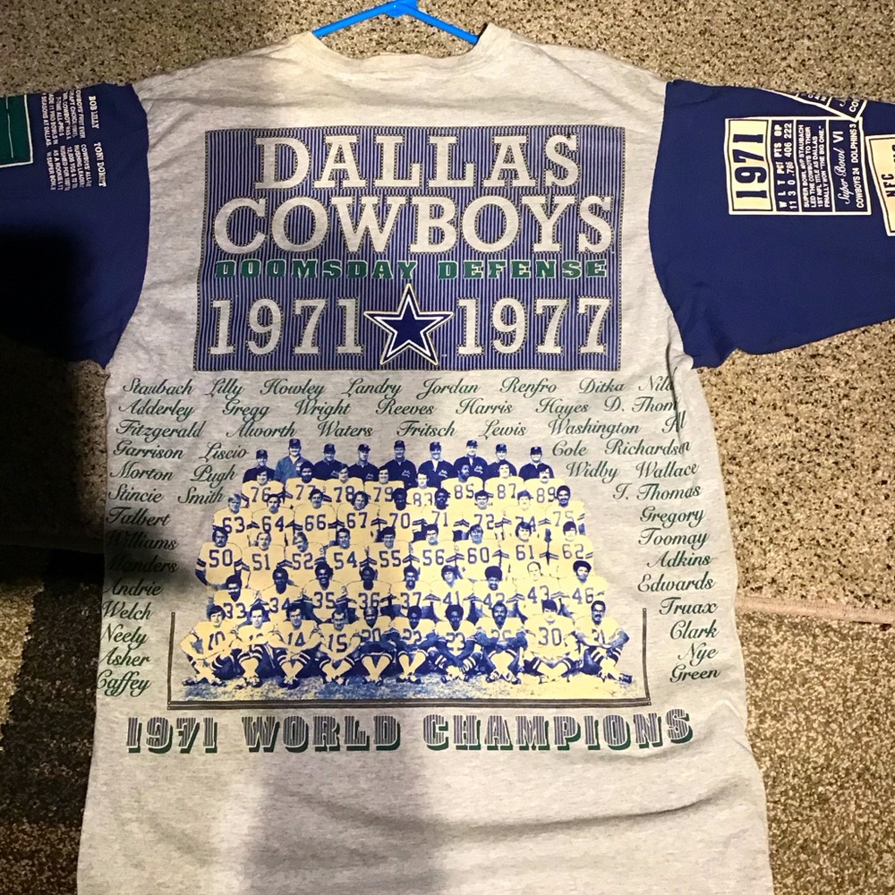 Vintage Team Rated Dallas Cowboys T-Shirt Sz- Large